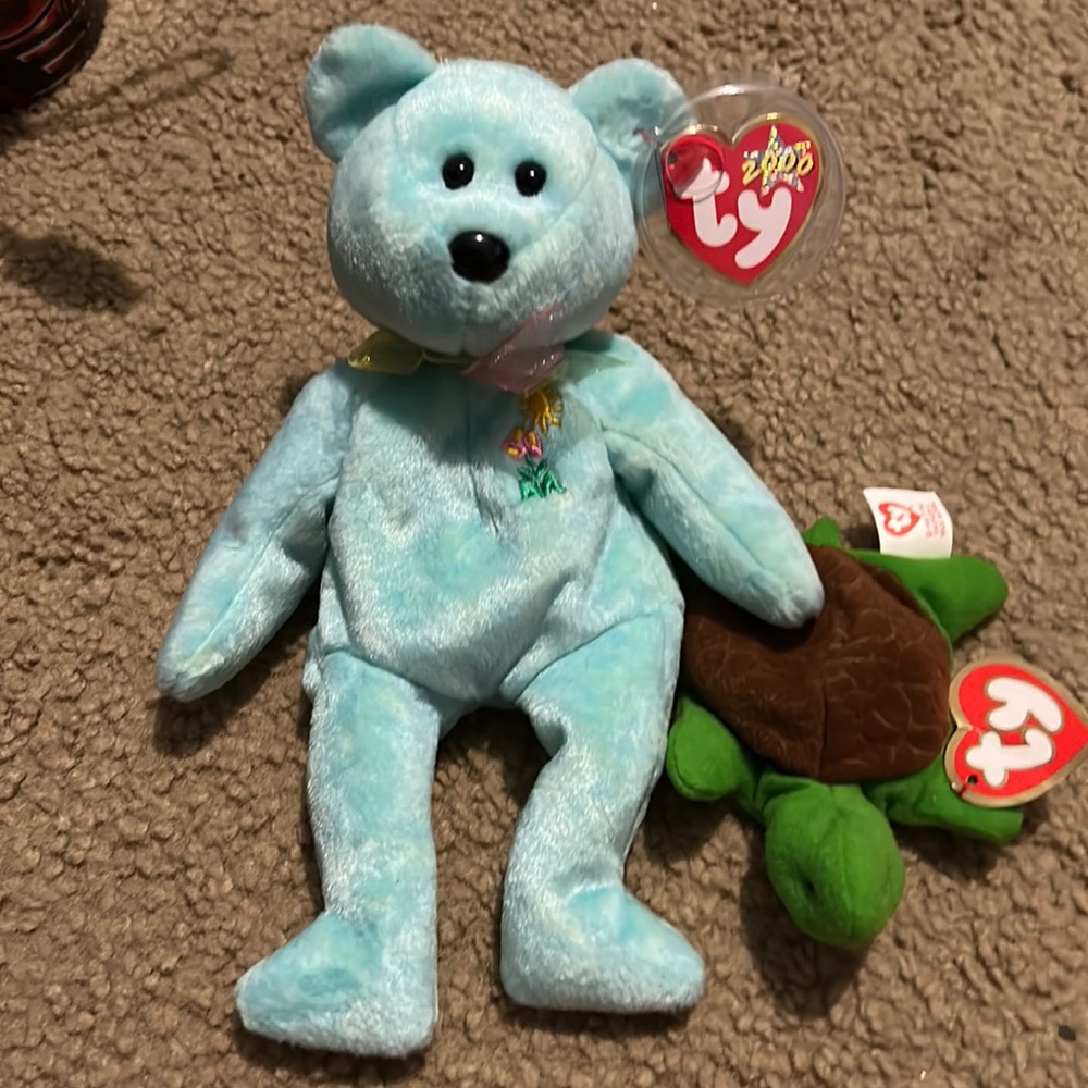 TY Beanie Baby Duo